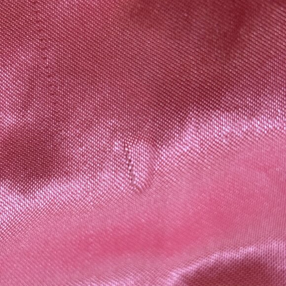 Baby Starters My First Doll Security Blanket Lovey Coral Pink Satin Heart Rattle - Picture 9 of 10